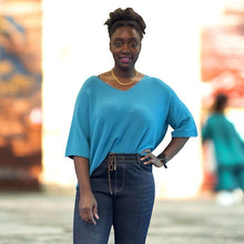 Load image into Gallery viewer, Soft Touch V-Neck Relaxed Knit Top