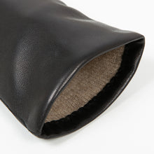 Load image into Gallery viewer, Ladies Black Cashmere Lined Leather Gloves By Dents (cashmere lining)