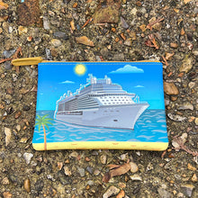 Load image into Gallery viewer, Cruise Ship Leather Coin Purse