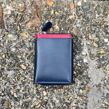 Load image into Gallery viewer, Midnight Small 'aka Holiday' Leather RFID Purse