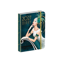 Load image into Gallery viewer, 2027 Art Deco Ladies Pocket Diary – Week to View (sitting down)