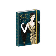 Load image into Gallery viewer, 2027 Art Deco Ladies Pocket Diary – Week to View (standing)