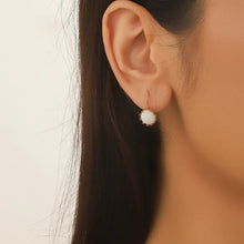 Load image into Gallery viewer, White Stainless Steel Earrings (on model)