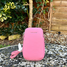 Load image into Gallery viewer, Blossom Single Zip Phone Bag By David Jones