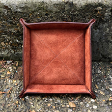 Load image into Gallery viewer, Chestnut Leather Coin/Tidy Tray