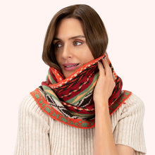 Load image into Gallery viewer, Russet Kayla Fair Isle Snood