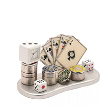 Load image into Gallery viewer, Miniature Clock - Casino (side)
