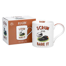 Load image into Gallery viewer, 'Scrum And Bare It' Rugby Sports Mug (boxed)