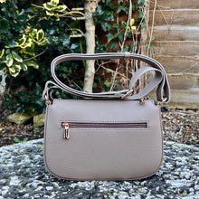 Load image into Gallery viewer, Gravel with Wide Adjustable Strap Crossbody Bag (back)