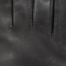 Load image into Gallery viewer, Ladies Black Cashmere Lined Leather Gloves By Dents (stitching detail)