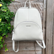 Load image into Gallery viewer, Ladies Ivory Fashion Backpack By David Jones