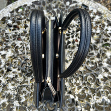 Load image into Gallery viewer, Small Black 'Alison' Grab Bag (press stud)