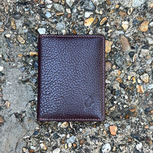 Load image into Gallery viewer, Brown Leather Credit Card Holder By 'Oak' | 8 Card Slots (closed)