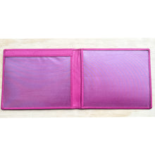 Load image into Gallery viewer, Pink Leather Disabled Badge Holder open)
