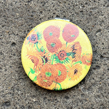 Load image into Gallery viewer, Impressionist Art Design Compact Mirror | Sunflowers