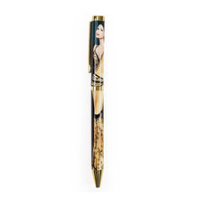 Load image into Gallery viewer, Art Deco Lady Ballpoint Pen – Black & Gold