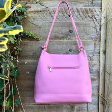 Load image into Gallery viewer, Blossom Twin Handle Tote Bag with Tassel Charm (back)