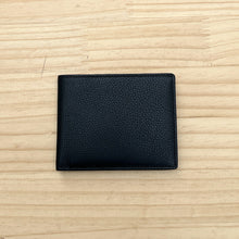 Load image into Gallery viewer, Retro Row of Guitars Leather Wallet (closed)