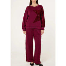 Load image into Gallery viewer, Berry Sequin Star Lounge Set