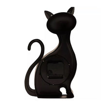 Load image into Gallery viewer, Black Cat Mantel Clock (back)