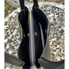 Load image into Gallery viewer, Black Small Tote Bag (mag dot)