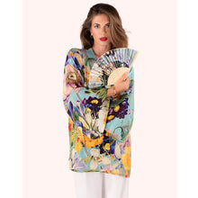 Load image into Gallery viewer, Botanical Riviera Kimono (model)