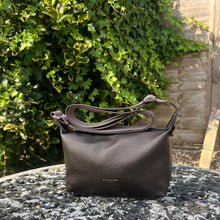 Load image into Gallery viewer, Bronze Pochette Zip Top Crossbody Bag