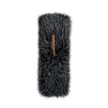 Load image into Gallery viewer, Midnight Luxe Faux Fur Collar Wrap (flat)