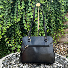Load image into Gallery viewer, Carlotta Italian Leather Multi-Compartment Shoulder Bag (back)