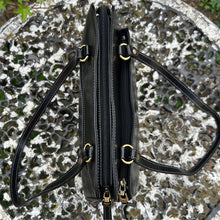 Load image into Gallery viewer, Carlotta Italian Leather Multi-Compartment Shoulder Bag (zip top closure)