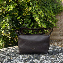 Load image into Gallery viewer, Chocolate Pochette Zip Top Crossbody Bag