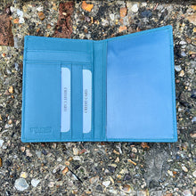 Load image into Gallery viewer, Classic Leather Passport Holder (open)