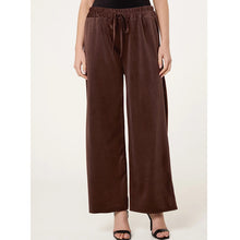 Load image into Gallery viewer, Cocoa Velvet Wide-Leg Trousers