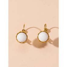 Load image into Gallery viewer, White Stainless Steel Earrings