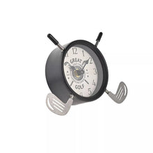 Load image into Gallery viewer, Golf Clubs Mantel Clock (side)