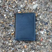 Load image into Gallery viewer, Black & Tropical Leather Travel Pass Holder