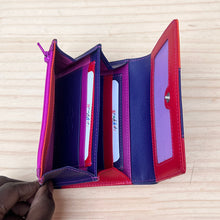 Load image into Gallery viewer, China Rose Full Flap Jigsaw Purse (id window)