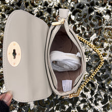 Load image into Gallery viewer, Moonstruck Chain Handle Flap Over Handbag (open)