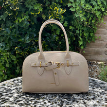 Load image into Gallery viewer, David Jones Buckle Detail Bowler Bag (Oxford tan)