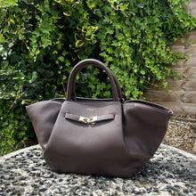 Load image into Gallery viewer, David Jones Convertible Winged Shopper Tote Bag (sandalwood brown)