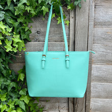 Load image into Gallery viewer, David Jones Essentials Zip Shopper Tote Bag