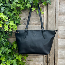 Load image into Gallery viewer, David Jones Everyday Zip Tote Bag (black)