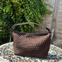 Load image into Gallery viewer, David Jones Woven Crossbody & Shoulder Bag (hot chocolate)
