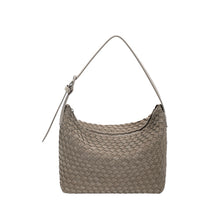 Load image into Gallery viewer, David Jones Woven Crossbody & Shoulder Bag (warm grey)