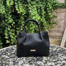 Load image into Gallery viewer, Envy Pebble-Effect Grab & Crossbody Bag