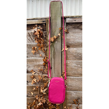 Load image into Gallery viewer, Black Double Zip Phone Bag By David Jones