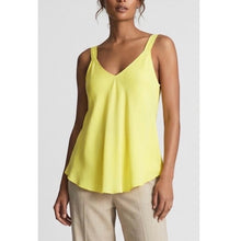 Load image into Gallery viewer, Flowy V-Neck Swing Cami Top (lemon)