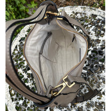 Load image into Gallery viewer, Gianni Conti Italian Leather Convertible Shoulder & Crossbody Bag (open)
