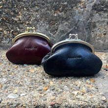 Load image into Gallery viewer, Gianni Conti Italian Leather Double Clasp Coin Purse
