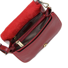 Load image into Gallery viewer, Gianni Conti Verona Satchel Italian Leather Crossbody Bag (open)